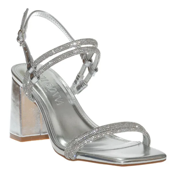 PRIMADONNA BLOCK-HEELS 46322 SILVER