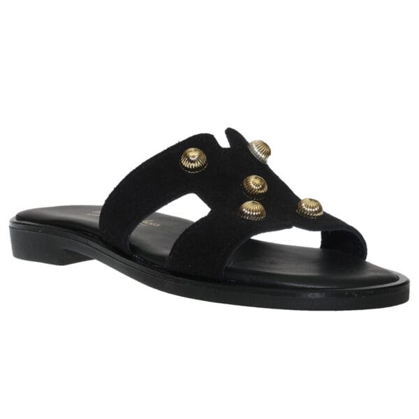 MALENA FLAT SANDALS 200-46 BLACK