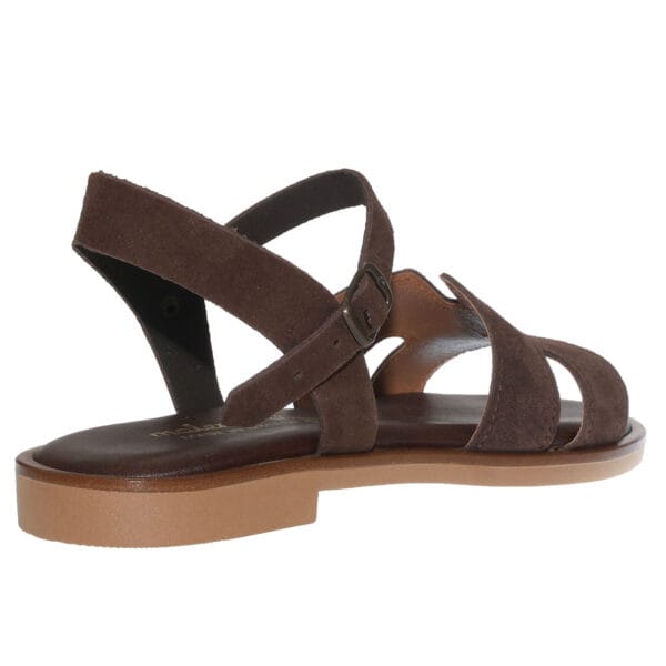 MALENA FLAT SANDALS 0200-46B BROWN