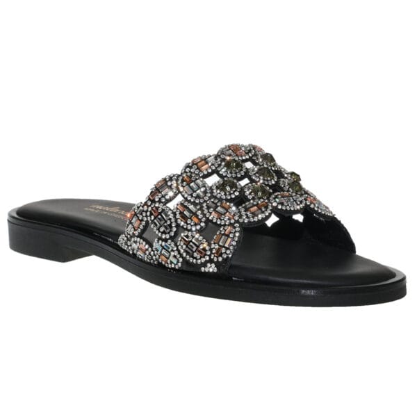 MALENA FLAT SANDALS 200-41 BLACK