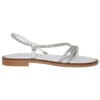 MALENA FLAT SANDALS 200-17 WHITE