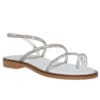 MALENA FLAT SANDALS 200-18 WHITE