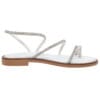 MALENA FLAT SANDALS 200-18 WHITE