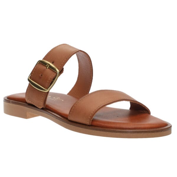 MALENA FLAT SANDALS 200-47 CAMEL