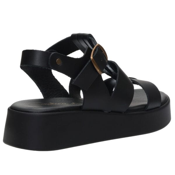 MALENA GLADIATOR FLATFORMS 100-53 BLACK