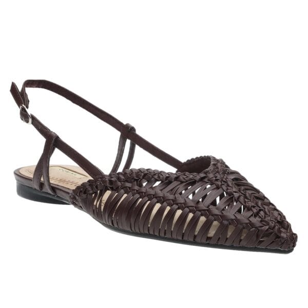 CORINA SLINGBACK POINTY BALLERINAS M6200 BROWN