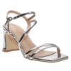 ENVIE SHINY MID-HEELS E02-23703 SILVER