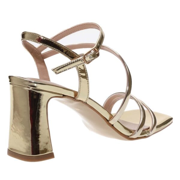 ENVIE SHINY MID-HEELS E02-23703 GOLD