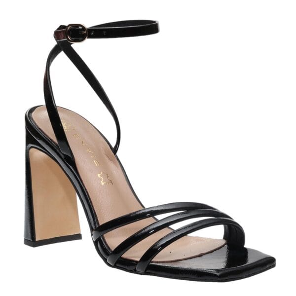 ENVIE SHINY BLOCK-HEELS E02-21792 BLACK