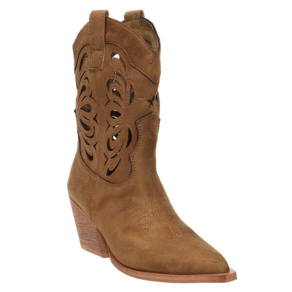 CORINA WESTERN 3/4 BOOTS M6006 CAMEL