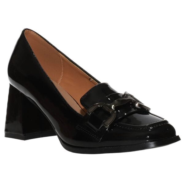 ENVIE BLOCK HEELS PUMPS E84-22377 BLACK
