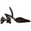 ENVIE BOW-SLINGBACK PUMPS E02-22090 BROWN