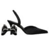 ENVIE BOW-SLINGBACK PUMPS E02-22090 BLACK