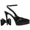 ENVIE BOW HIGH-HEEL PUMPS E02-22251 BLACK