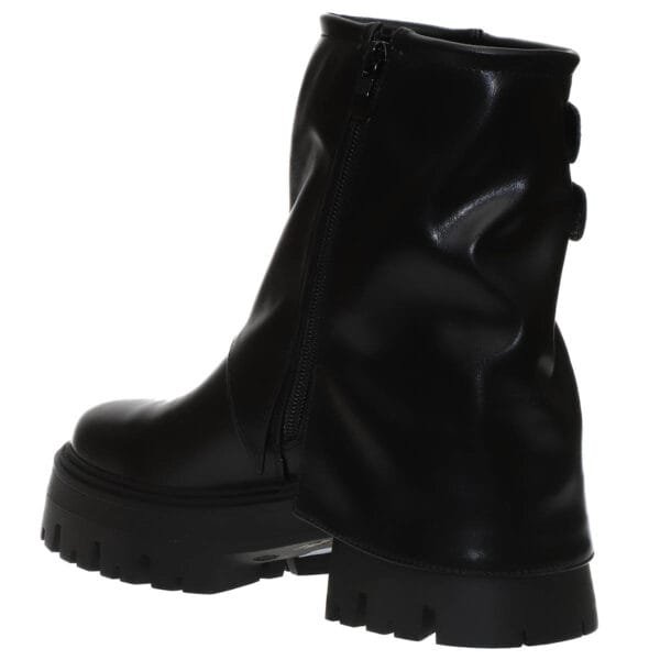 ENVIE BIKER FOLD-OVER BOOTIES E58-22287 BLACK