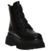 ENVIE PLATFORM COMBAT BOOTIES E58-22295 BLACK