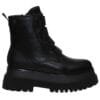 ENVIE PLATFORM COMBAT BOOTIES E58-22295 BLACK
