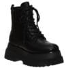 ENVIE PLATFORM COMBAT BOOTIES E58-22479 BLACK