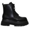 ENVIE PLATFORM COMBAT BOOTIES E58-22479 BLACK