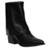 ENVIE FOLD- OVER COW BOOTIES E58-22286 BLACK