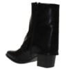 ENVIE FOLD- OVER COW BOOTIES E58-22286 BLACK