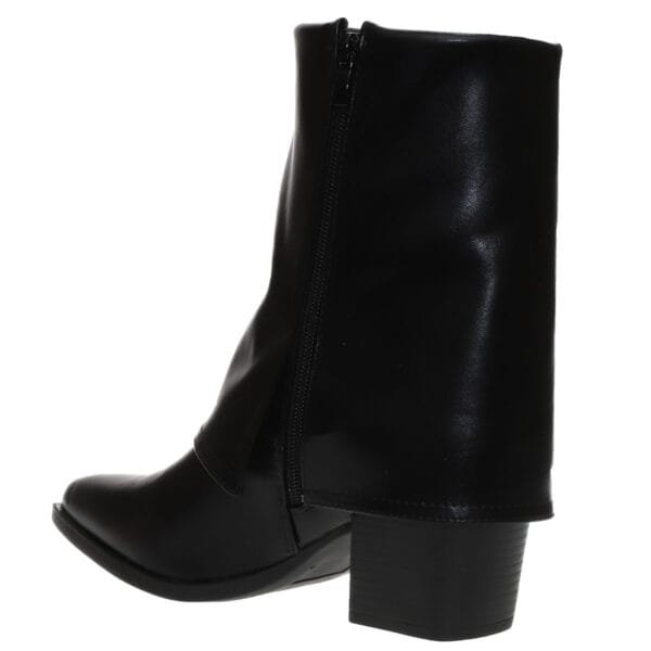ENVIE FOLD- OVER COW BOOTIES E58-22286 BLACK
