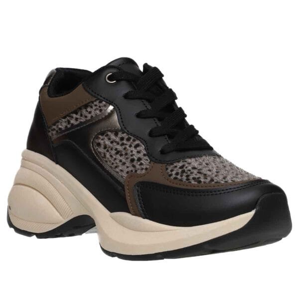 MALENA PLATFORM SNEAKERS 07036 BLACK