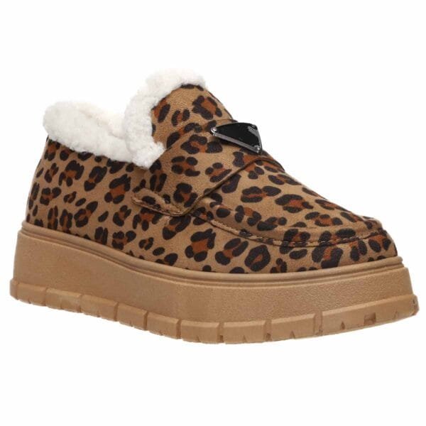 MALENA FUR LOAFERS 07045 LEOPAR