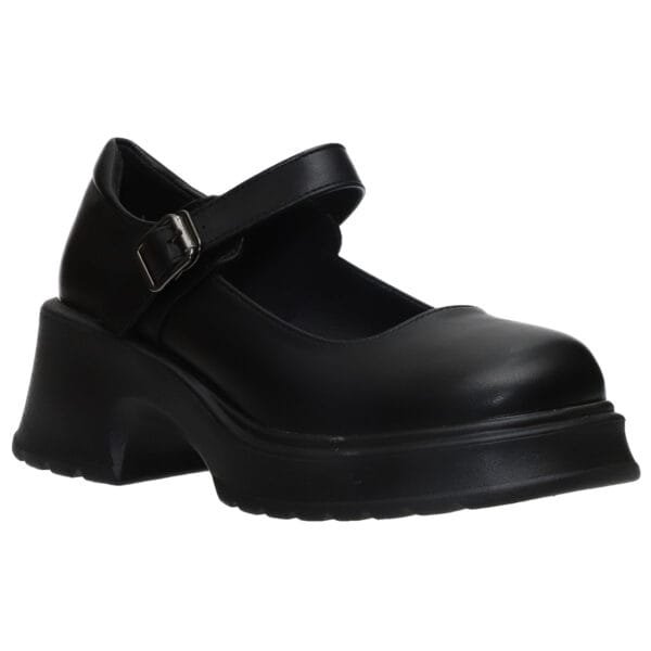 MALENA MARY-JANE CHUNKY BALLERINAS 35018 BLACK