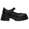 MALENA MARY-JANE CHUNKY BALLERINAS 35018 BLACK