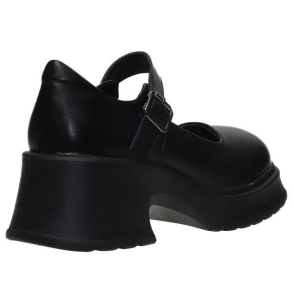 MALENA MARY-JANE CHUNKY BALLERINAS 35018 BLACK