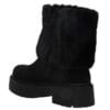 MALENA CASUAL 3/4  FUR BOOTIES 13021 BLACK