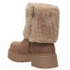 MALENA CASUAL 3/4  FUR BOOTIES 13021 BEIGE