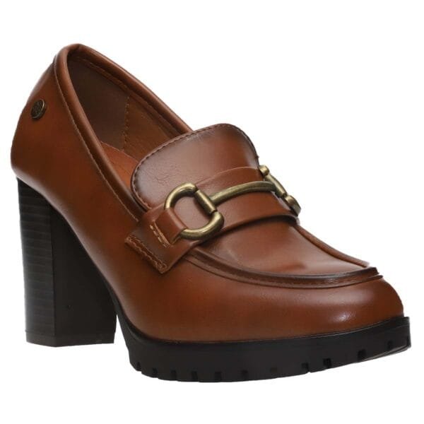 MALENA HIGH-HEEL LOAFERS 57058 CAMEL