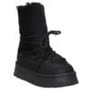 MALENA CASUAL 3/4 FUR BOOTIES 07039 BLACK