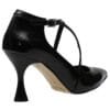MALENA POINTY MID-HEEL PUMPS 713 SHINY BLACK