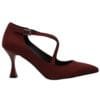 MALENA POINTY MID-HEEL PUMPS 713 BORDEAUX