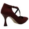 MALENA POINTY MID-HEEL PUMPS 713 BORDEAUX