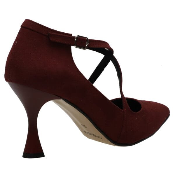 MALENA POINTY MID-HEEL PUMPS 713 BORDEAUX