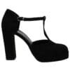 MALENA HIGH BLOCK-HEEL PUMPS 1044 BLACK