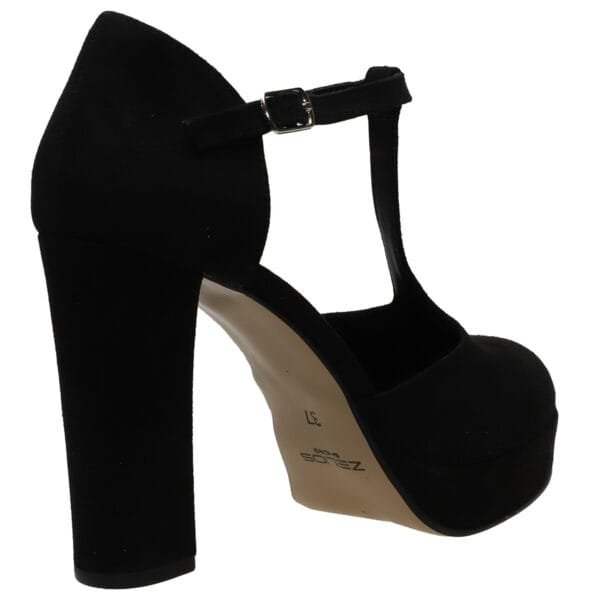 MALENA HIGH BLOCK-HEEL PUMPS 1044 BLACK