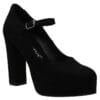 MALENA HIGH BLOCK-HEEL PUMPS 1924 BLACK