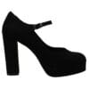 MALENA HIGH BLOCK-HEEL PUMPS 1924 BLACK