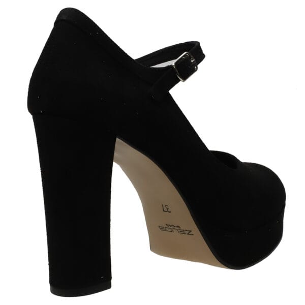 MALENA HIGH BLOCK-HEEL PUMPS 1924 BLACK