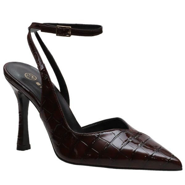 ENVIE SLINGBACK POINTY PUMPS E02-22080 BORDEUX