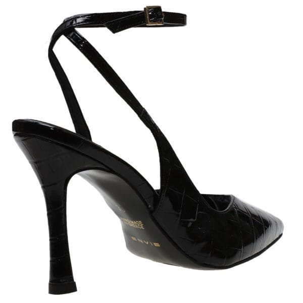 ENVIE SLINGBACK POINTY PUMPS E02-22080 BLACK