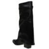 ENVIE FOLD-OVER COW BOOTS E58-22483 BLACK