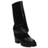 ENVIE FOLD-OVER BIKER BOOTS E58-22288 BLACK