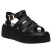 MALENA GLADIATOR FLATFORMS SD78058 BLACK