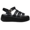 MALENA GLADIATOR FLATFORMS SD78058 BLACK